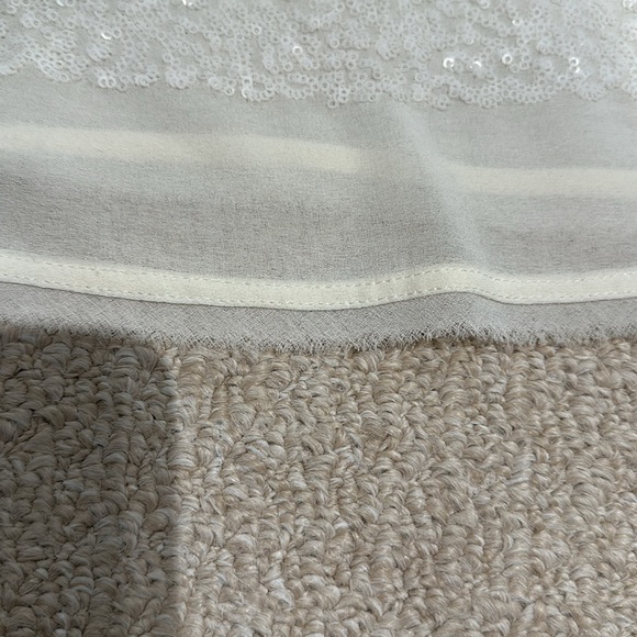 Supertrash cream see through sequins top. - Picture 5 of 6